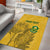 Custom South Africa Soccer Area Rug Go Banyana Banyana Proteas - Wonder Print Shop