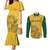 Custom South Africa Soccer Couples Matching Mermaid Dress and Long Sleeve Button Shirt Go Banyana Banyana Proteas