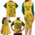 Custom South Africa Soccer Family Matching Long Sleeve Bodycon Dress and Hawaiian Shirt Go Banyana Banyana Proteas - Wonder Print Shop