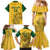 Custom South Africa Soccer Family Matching Mermaid Dress and Hawaiian Shirt Go Banyana Banyana Proteas - Wonder Print Shop