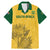 Custom South Africa Soccer Family Matching Mermaid Dress and Hawaiian Shirt Go Banyana Banyana Proteas - Wonder Print Shop