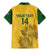 Custom South Africa Soccer Family Matching Mermaid Dress and Hawaiian Shirt Go Banyana Banyana Proteas - Wonder Print Shop