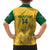 Custom South Africa Soccer Family Matching Off Shoulder Short Dress and Hawaiian Shirt Go Banyana Banyana Proteas - Wonder Print Shop