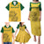 Custom South Africa Soccer Family Matching Puletasi and Hawaiian Shirt Go Banyana Banyana Proteas - Wonder Print Shop