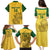 Custom South Africa Soccer Family Matching Puletasi and Hawaiian Shirt Go Banyana Banyana Proteas - Wonder Print Shop