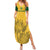 Custom South Africa Soccer Family Matching Summer Maxi Dress and Hawaiian Shirt Go Banyana Banyana Proteas - Wonder Print Shop