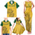 Custom South Africa Soccer Family Matching Tank Maxi Dress and Hawaiian Shirt Go Banyana Banyana Proteas - Wonder Print Shop