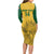 Custom South Africa Soccer Long Sleeve Bodycon Dress Go Banyana Banyana Proteas - Wonder Print Shop