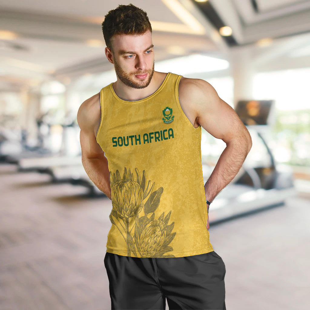 Custom South Africa Soccer Men Tank Top Go Banyana Banyana Proteas - Wonder Print Shop