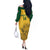 Custom South Africa Soccer Off The Shoulder Long Sleeve Dress Go Banyana Banyana Proteas - Wonder Print Shop