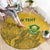 Custom South Africa Soccer Round Carpet Go Banyana Banyana Proteas