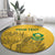 Custom South Africa Soccer Round Carpet Go Banyana Banyana Proteas