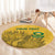 Custom South Africa Soccer Round Carpet Go Banyana Banyana Proteas