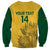 Custom South Africa Soccer Sweatshirt Go Banyana Banyana Proteas - Wonder Print Shop