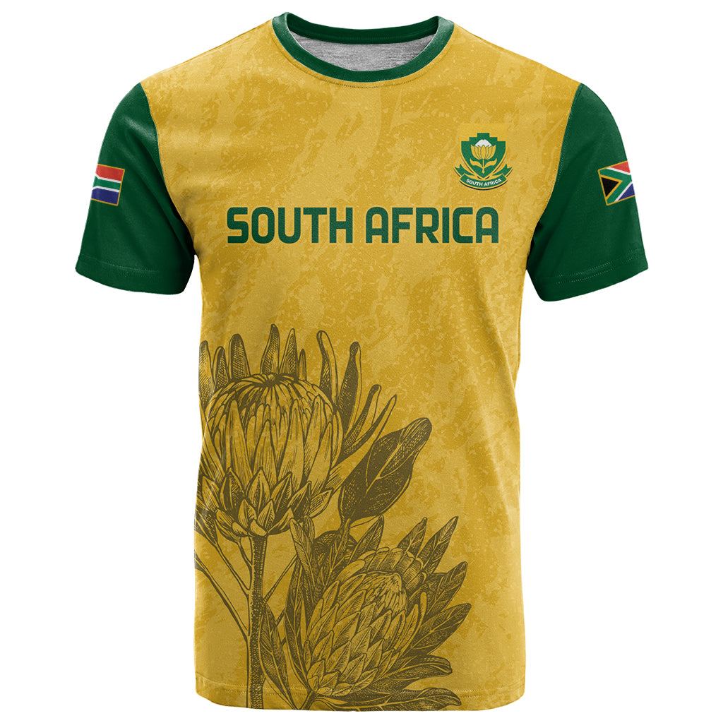 Custom South Africa Soccer T Shirt Go Banyana Banyana Proteas - Wonder Print Shop