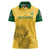 Custom South Africa Soccer Women Polo Shirt Go Banyana Banyana Proteas - Wonder Print Shop