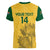 Custom South Africa Soccer Women V Neck T Shirt Go Banyana Banyana Proteas - Wonder Print Shop