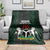 Custom Nigeria Football Blanket Go Super Falcons African Pattern