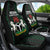 Nigeria Football Car Seat Cover Go Super Falcons African Pattern - Wonder Print Shop