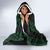 Custom Nigeria Football Hooded Blanket Go Super Falcons African Pattern