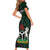 Custom Nigeria Football Short Sleeve Bodycon Dress Go Super Falcons African Pattern - Wonder Print Shop