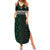 Custom Nigeria Football Summer Maxi Dress Go Super Falcons African Pattern - Wonder Print Shop