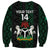 Custom Nigeria Football Sweatshirt Go Super Falcons African Pattern - Wonder Print Shop