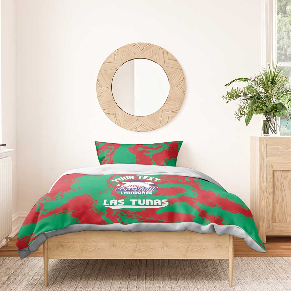 La Tunas 2025 Baseball Custom Bedding Set Cuba Go Champions