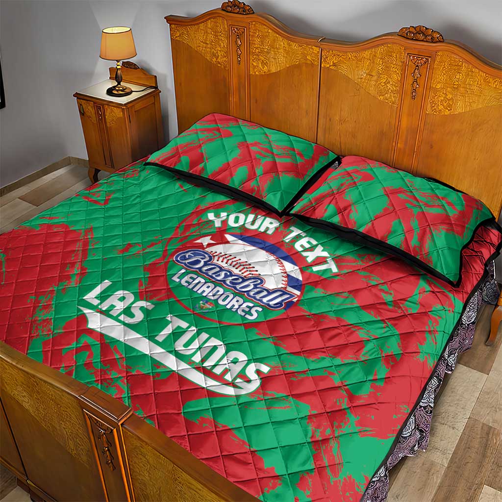 La Tunas 2025 Baseball Custom Quilt Bed Set Cuba Go Champions