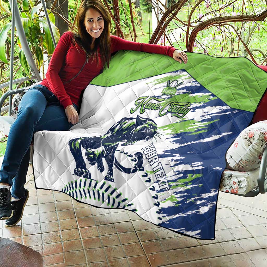 Kane County 2025 Baseball Custom Quilt Come On Cougar