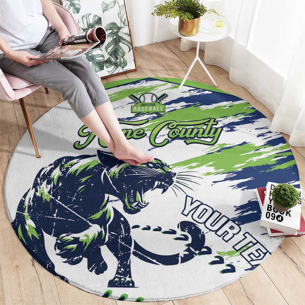 Kane County 2025 Baseball Custom Round Carpet Come On Cougar