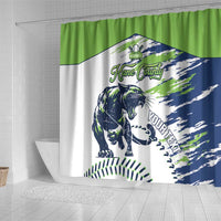 Kane County 2025 Baseball Custom Shower Curtain Come On Cougar