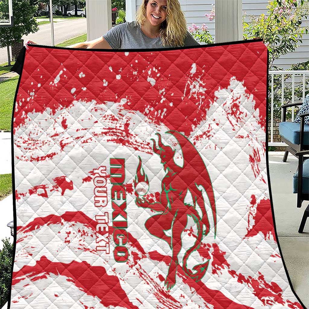 Diablos Rojos 2025 Baseball Custom Quilt Come On Mexico