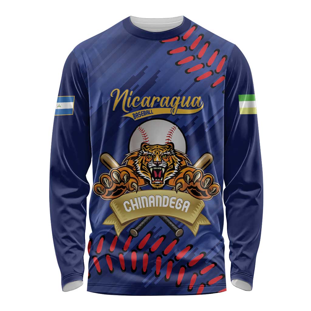 Chinandega 2025 Baseball Custom Long Sleeve Shirt Come On Tigres