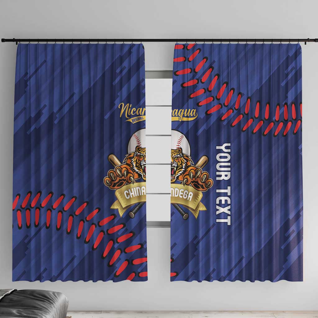 Chinandega 2025 Baseball Custom Window Curtain Come On Tigres