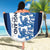 Custom England Football Beach Blanket 2024 Go Champions Three Lions - Wonder Print Shop