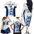 Custom England Football Family Matching Off The Shoulder Long Sleeve Dress and Hawaiian Shirt 2024 Go Champions Three Lions - Wonder Print Shop