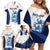 Custom England Football Family Matching Off Shoulder Short Dress and Hawaiian Shirt 2024 Go Champions Three Lions - Wonder Print Shop