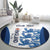 Custom England Football Round Carpet 2024 Go Champions Three Lions