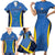 Custom Scotland Football Family Matching Short Sleeve Bodycon Dress and Hawaiian Shirt 2024 Go Champions Scottish - Wonder Print Shop