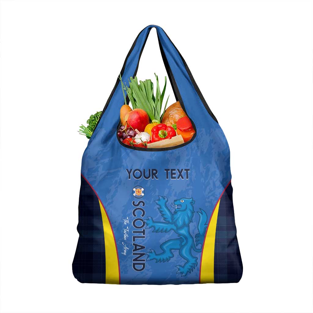 Custom Scotland Football Grocery Bag Go Champions Scottish