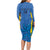 Custom Scotland Football Long Sleeve Bodycon Dress 2024 Go Champions Scottish - Wonder Print Shop