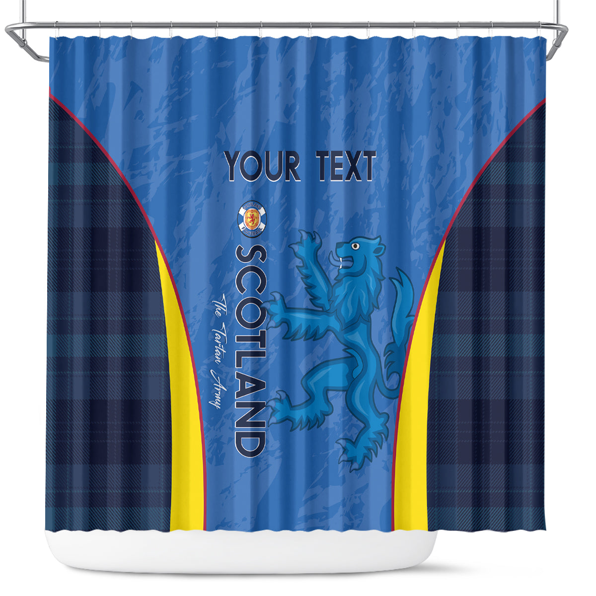 Custom Scotland Football Shower Curtain 2024 Go Champions Scottish