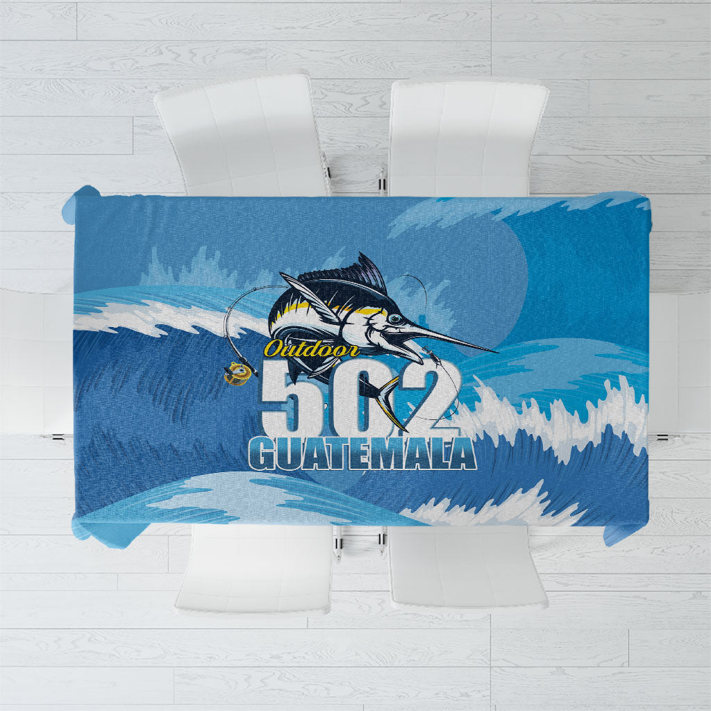 Blue Marlin Fishing Guatemala Tablecloth Makaira Nigricans 502 Outdoor Hobby