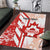 Custom Canada Soccer Area Rug Les Rouges Sporty Style - Wonder Print Shop