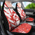 Custom Canada Soccer Car Seat Cover Les Rouges Sporty Style - Wonder Print Shop