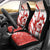 Custom Canada Soccer Car Seat Cover Les Rouges Sporty Style - Wonder Print Shop