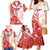 Custom Canada Soccer Family Matching Mermaid Dress and Hawaiian Shirt Les Rouges Sporty Style - Wonder Print Shop