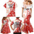 Custom Canada Soccer Family Matching Mermaid Dress and Hawaiian Shirt Les Rouges Sporty Style - Wonder Print Shop