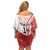 Custom Canada Soccer Family Matching Off Shoulder Short Dress and Hawaiian Shirt Les Rouges Sporty Style - Wonder Print Shop